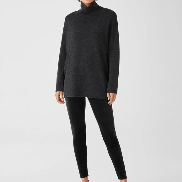 Eileen Fisher Velvet Leggings - Picture 4 of 5